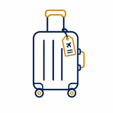 Pre-departure preparation icon